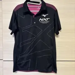 MIZUNO NEXT バレーボールシャツ ブラック ピンク Lのサムネイル
