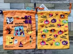 ディズニー　ハロウィンバック　ミッキーミニー　プーさん　巾着　お菓子　子ども