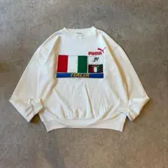 90s カナダ製 VINTAGE PUMA イタリア デザイン スウェット M