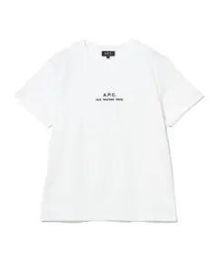 A.P.C. ホワイト Tシャツ ロゴ入り