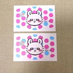 FUJIYA ちいかわ コラボ モモンガ シール 2枚セット
