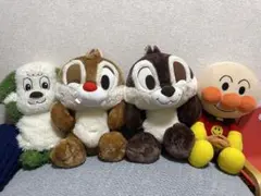 ぬいぐるみ アンパンマン  わんわん チップ デール まとめ売り