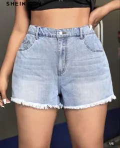 SHEIN デニムショートパンツ