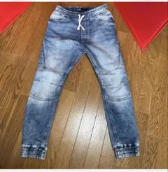 ZARAMAN ストレッチ ソフト デニムパンツ M 31サルエル ジョガー