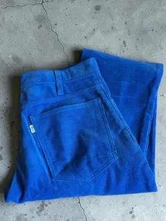 ユーロ リーバイス コーデュロイパンツ　ロイヤルブルー　青　タロン42 519