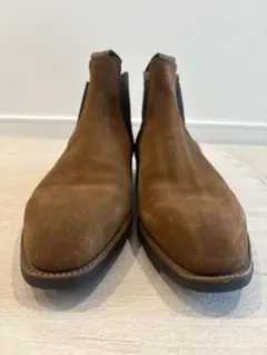 【新品未使用】GRENSON ブラウン スエード サイドゴアブーツ 7/Fのサムネイル
