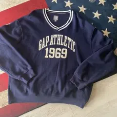 GAP ATHLETIC 1969 トレーナー L ネイビー