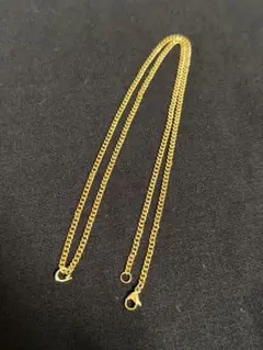 金メッキ　チェーンネックレス　60cm