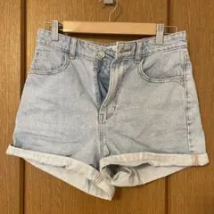 ZARA デニムショートパンツ ライトブルー　36