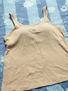 AIRism ベージュ タンクトップ