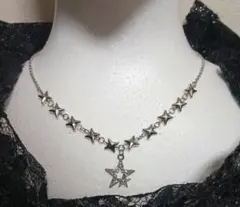 星 ネックレス 男女兼用 ダークコア グランジ パンクロック Y2K