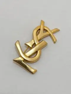 YSL クリスタル装飾 ロゴブローチ - メルカリ