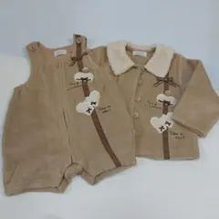 bebeII　ロンパース　ジャケット　セットアップ　90cm