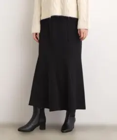 grove ウエストサイドリブマーメイドスカート ブラック　Mサイズ
