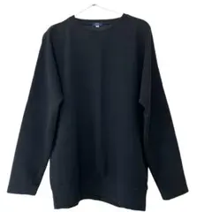 URBAN RESEARCH メンズ M ジャカード長袖カットソー ブラック