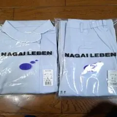 NAGAI LEBEN M ブルー チュニック半袖 セットアップ