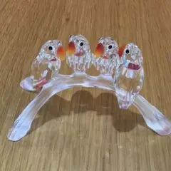 スワロフスキー インコ BABY LOVEBIRDS - メルカリ