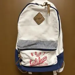 ROXY リュック バックパック ホワイト ネイビー