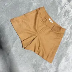 ✨美品✨NATURAL BEAUTY BASIC ショートパンツ キャメル S
