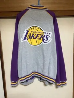 L 90s オーバーサイズ NBA レイカーズ ウォームアップウェア ネイビー