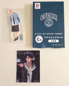 &TEAM DENIM アクリルマグネット TAKI &ステッカーセット