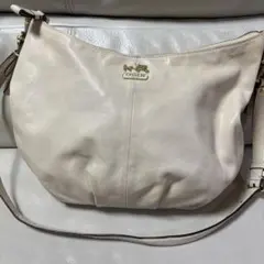 【良品】COACH 15959 2way ショルダーバッグ　トートバッグ　金ロゴ