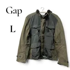 Gap ミリタリージャケット カーキ L