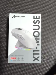 ATTACK SHARK X11-MOUSE 有線 RGBマウス