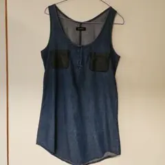 EGOIST デニムノースリーブチュニック