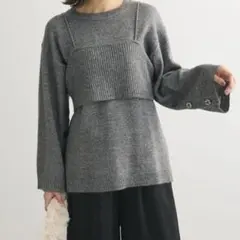 ビスチェ ニットセットアップ green parks