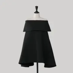 美品 Heve ノースリーブ ペプラム ブラウス ブラック - メルカリ