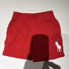 赤 半ズボン ポロ