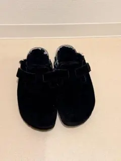 birkenstock（ビルケンシュトック）ボストン スエード ブラック - メルカリ