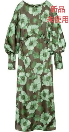 レディース リリーブラウン ぼかし花柄ワンピース