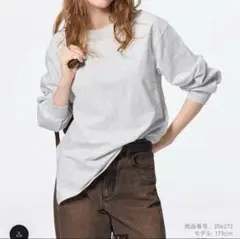 GU XS ライトスウェットオーバーサイズ 長袖　XS