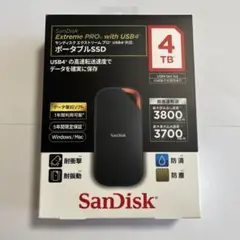 SanDisk Extreme PRO 4TB ポータブルSSD