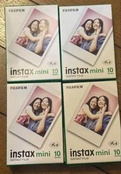 FUJIFILM instax mini インスタントフィルム 4パック