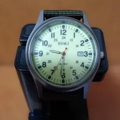 腕時計 メンズ ミリタリー クォーツ