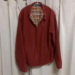 Polo by Ralphスイングトップ ワインレッド M UK製 裏地チェックのサムネイル