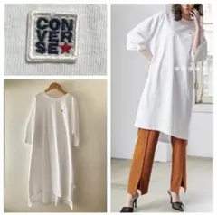 ★converse★ワンピース・ロングTシャツ★Tシャツ★綿100%