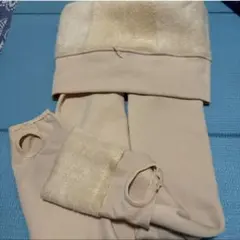 裏起毛 200ｇタイツ トレンカ タイプ 肌色 1枚