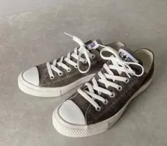 コンバース　ライトコーデュロイスリップOX チャコール24.5cm