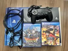 PS4本体 ＣＵＨ-１１００Ａ　コントローラー ゲーム2本付き