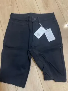 【新品】MURUA バイカーパンツ　ショートパンツ ブラック 1(S)