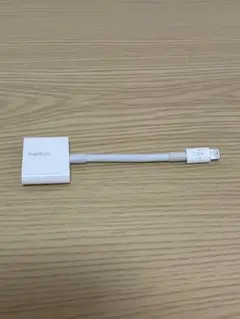 Belkin ライトニング デュアルアダプター イヤホン・充電同時 ホワイト