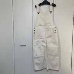 ニコアンド サロペットスカート　オールインワン　白　ホワイト