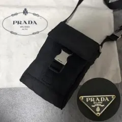 PRADA プラダ　3way ミニショルダー スマホポーチ　斜め掛け　ブラック