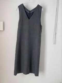 green label relaxing ジャンパースカート洗えるV首 卒業式