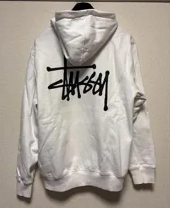Stussy バックロゴ パーカー ホワイトのサムネイル