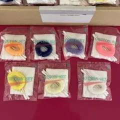 アメニティ/ヘアーゴム・コットン・綿棒-１袋3点入りx69個